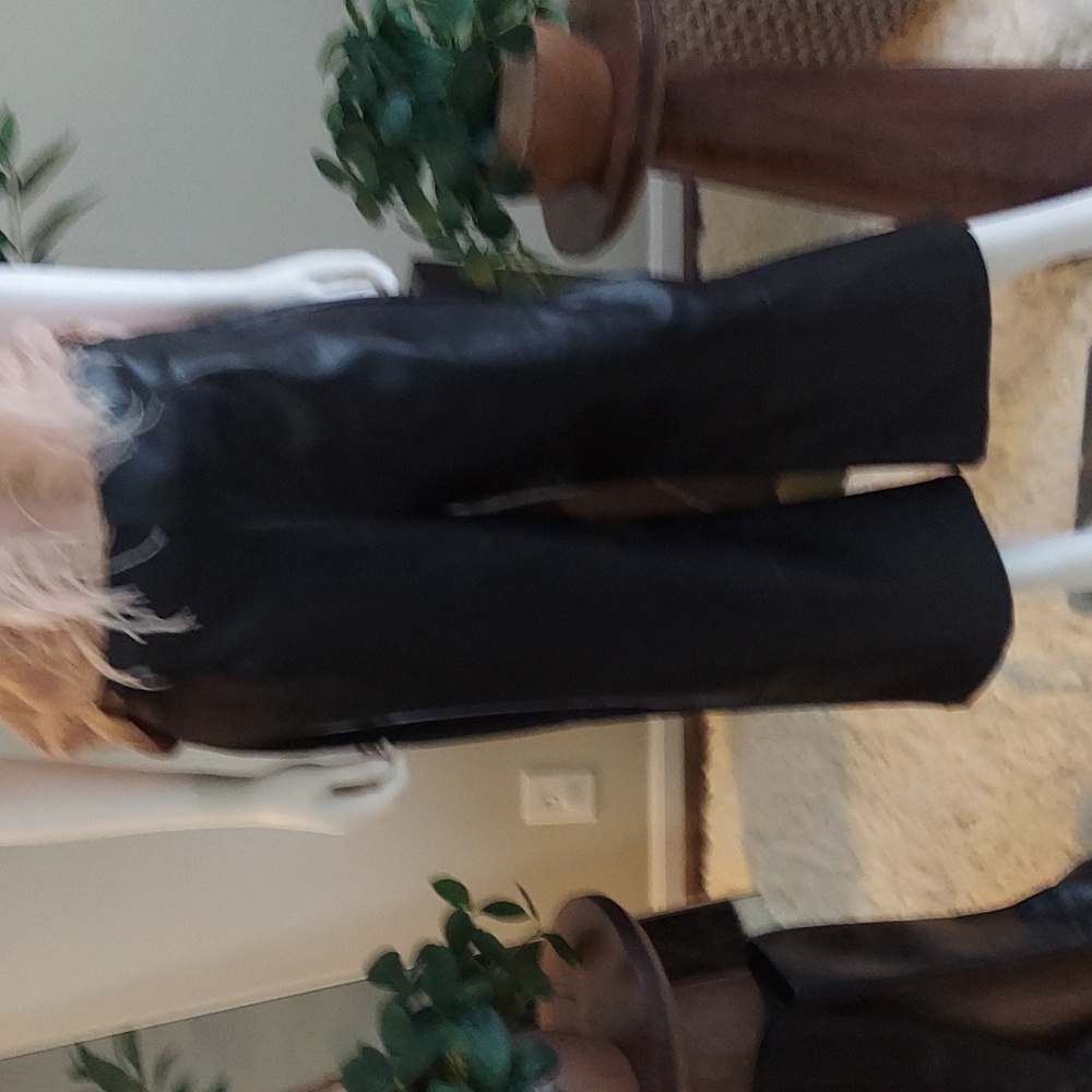 FAUX LEATHER GUESS pants